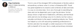 Referanse fra SEMrush
